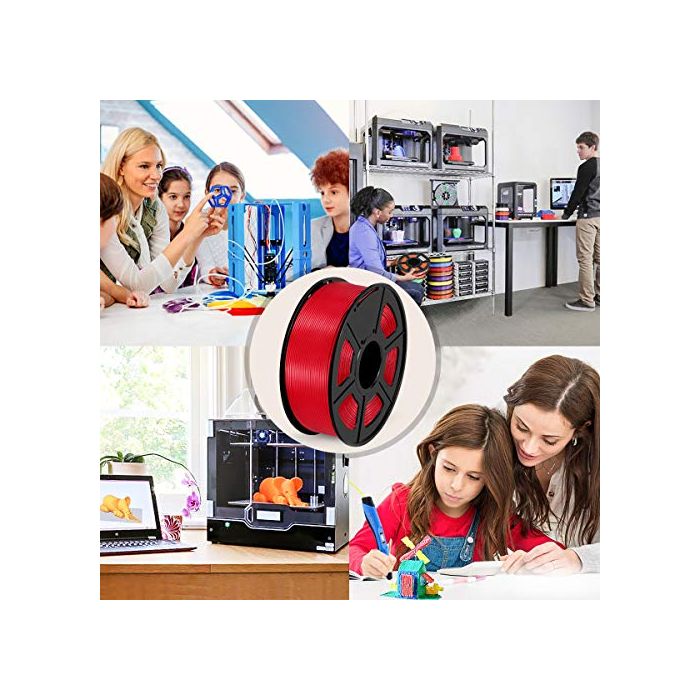 SUNLU PETG Red 175mm 3D Printer Filament 1kg