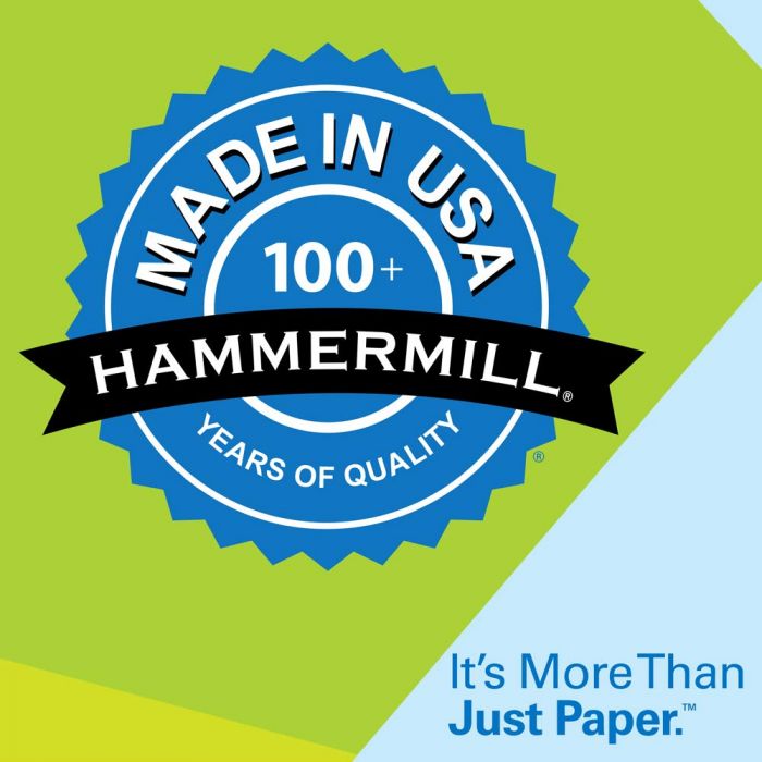  Hammermill Printer Paper, Great White 30% Recycled Paper, 8.5  x 11 - 5 Ream (2,500 Sheets) - 92 Bright, Made in the USA : Office Products