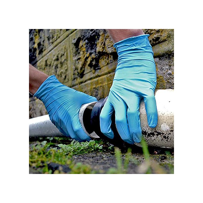 Gloveworks Blue Vinyl Disposable Gloves