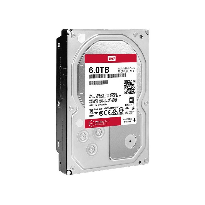 Western Digital Red Pro 6 TB 3.5" Hard Disk Drive (HDD) SATA III 6.0Gb/s 7200 RPM 128 MB | Fast Server Corp. www.srvfast.com